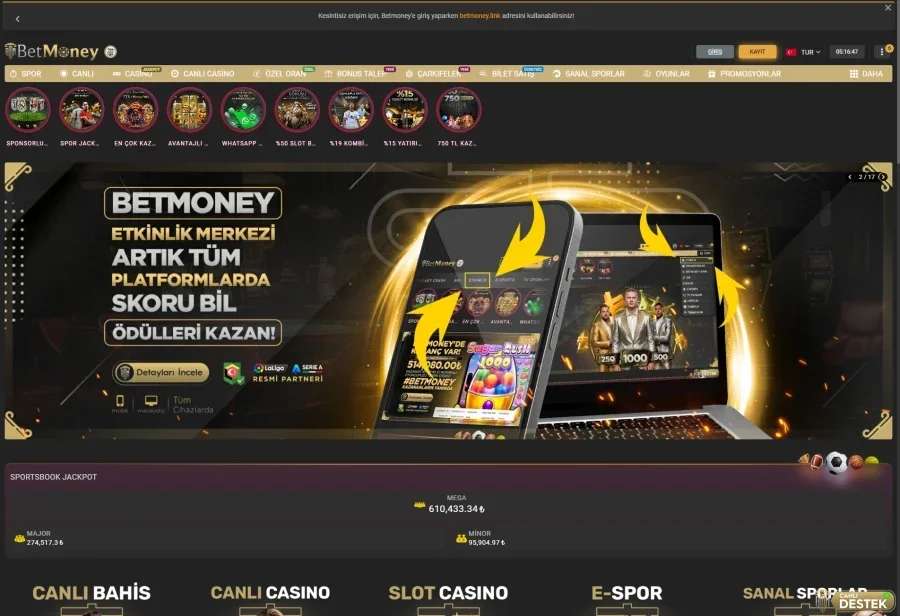Betmoney ekran görüntüsü